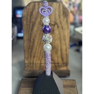 12-18  Handcrafted Extended Length Beaded Pen w/ Refill Ink